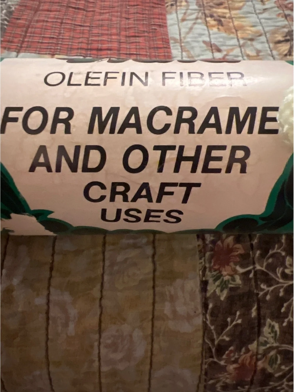 Poly-Olefin Braid Olefin Fiber Macrame Craft Cord